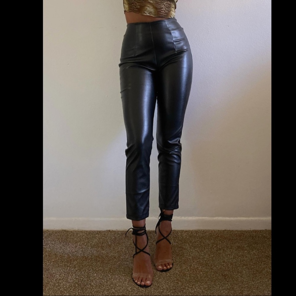 Princess Polly faux leather pants